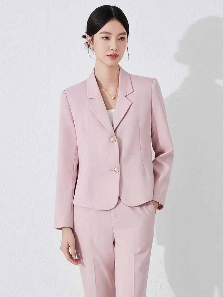 Long sleeved small suit collar jacket women's pants two-piece set for spring and autumn 2025 new commuting fashion
Long sleeved small suit collar jacket women's pants two-piece set for spring and autumn 2025 new commuting fashion