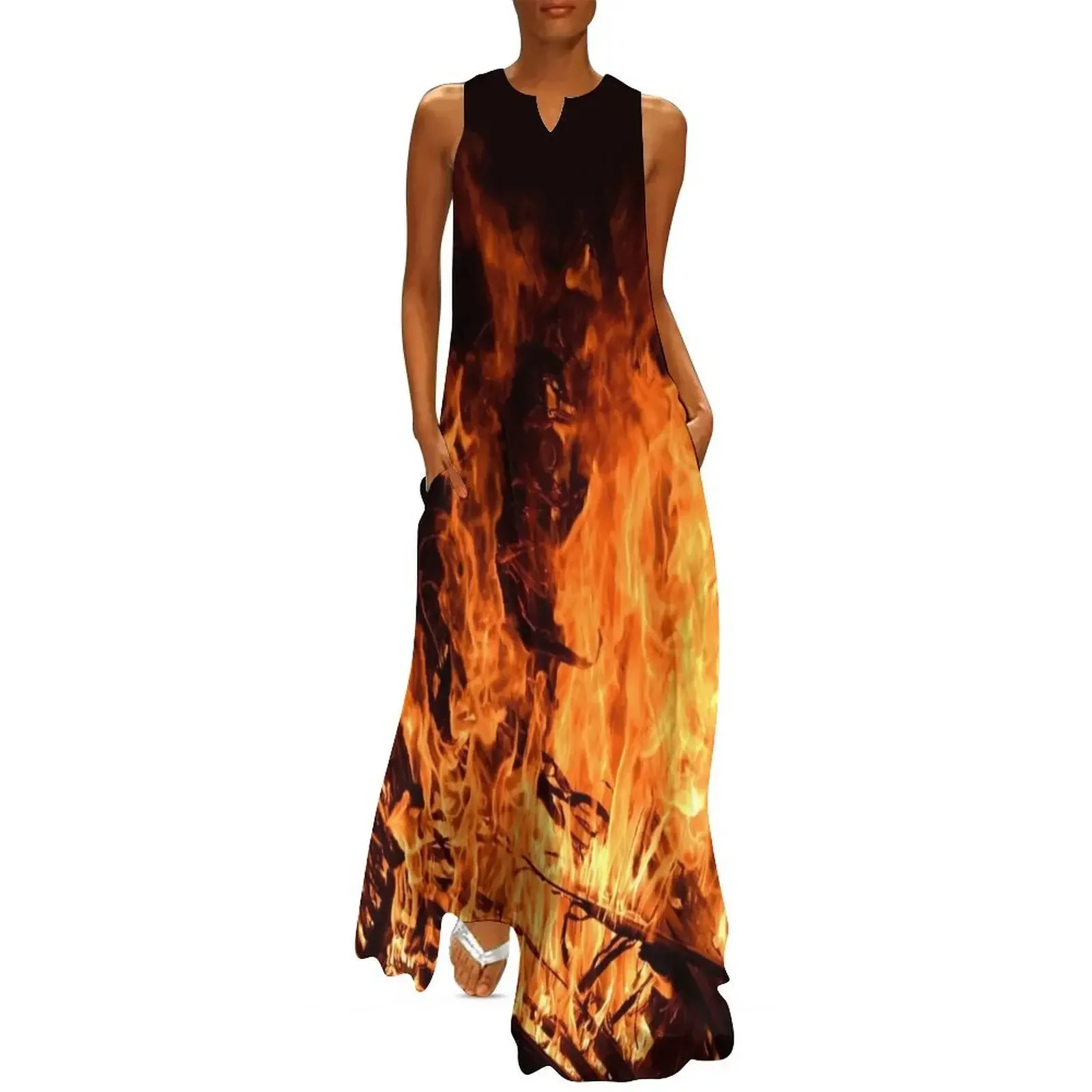 Fire, flames at night, campfire Long Dress Women dresses summer Woman dresses elegant and pretty women's dresses Clothing Dress
Fire, flames at night, campfire Long Dress Women dresses summer Woman dresses elegant and pretty women's dresses Clothing Dress
