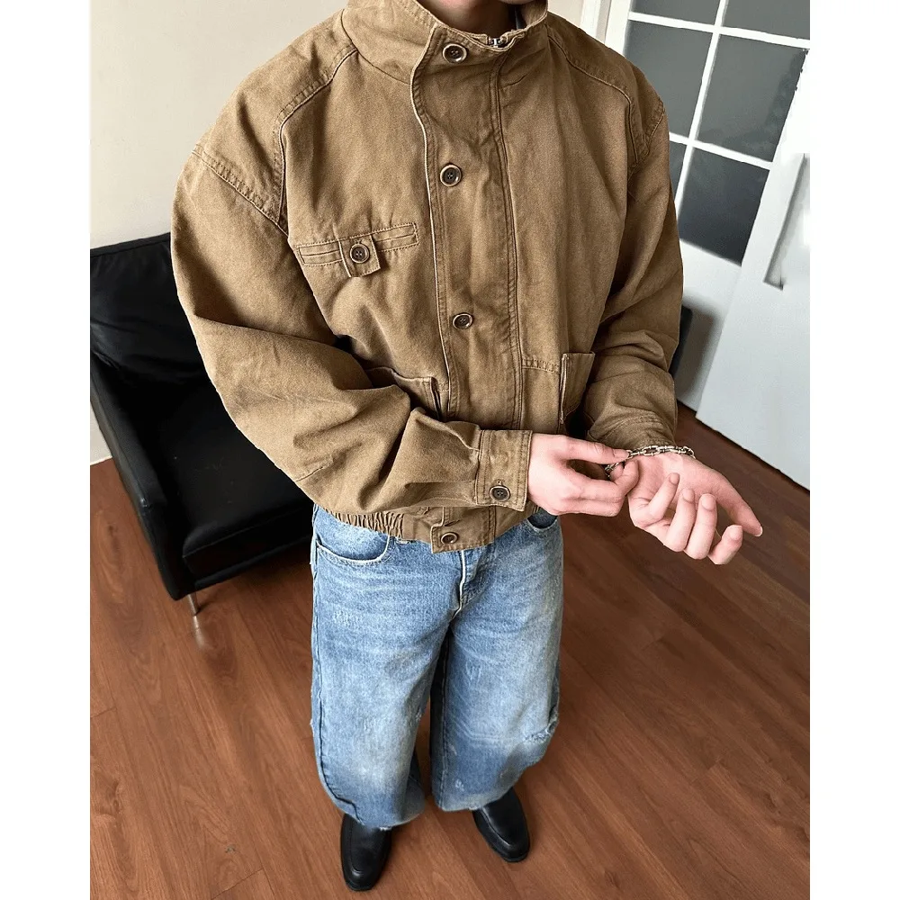 Heavyweight Cotton Work Jaet Men's Casual Detroit Sle Canvas Bot Jaet Large Size Autumn Winter Outerwear Coat
Heavyweight Cotton Work Jaet Men's Casual Detroit Sle Canvas Bot Jaet Large Size Autumn Winter Outerwear Coat