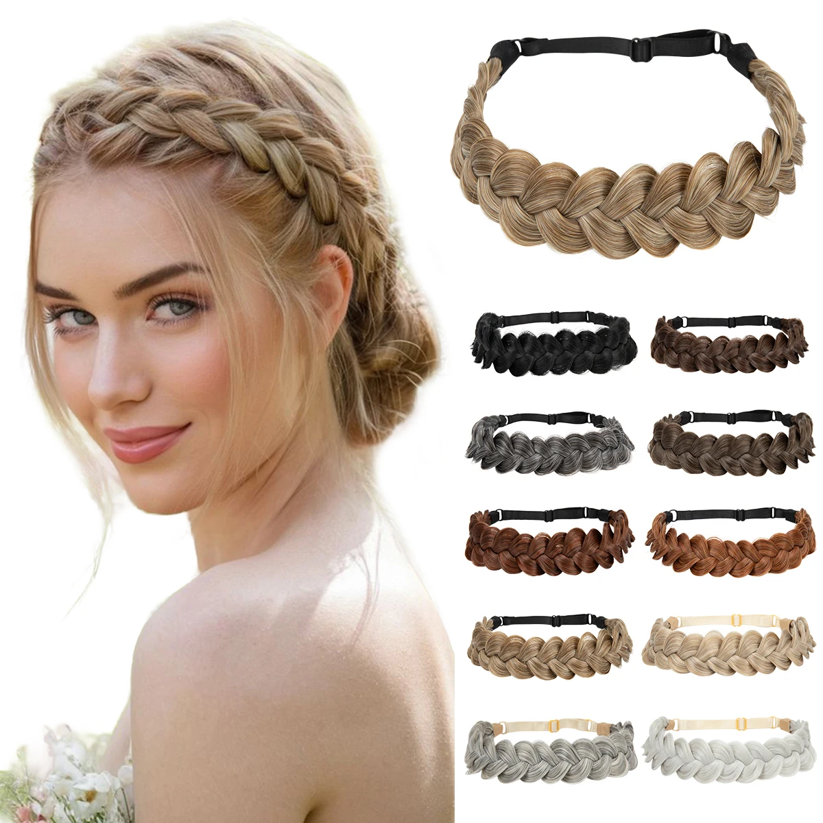 Синтетическая французская плетеная повязка на голову/повязка для волос Сары, аксессуар для волос в богемном стиле для женщин, идеально подходит для создания плетеных волос
Синтетическая французская плетеная повязка на голову/повязка для волос Сары, аксессуар для волос в богемном стиле для женщин, идеально подходит для создания плетеных волос