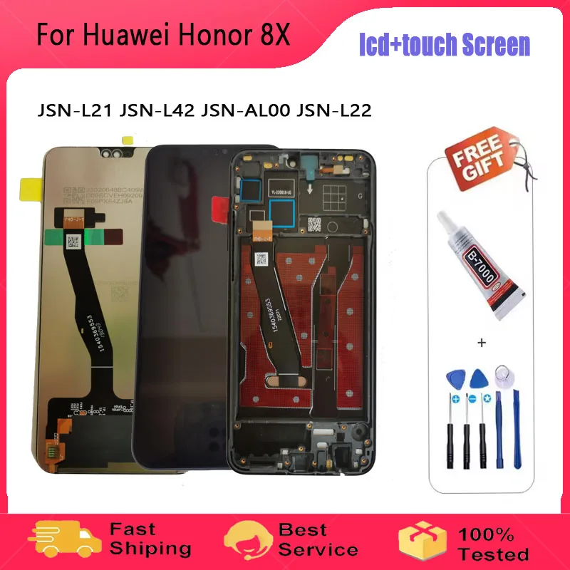 OEM-дисплей для Huawei Honor 8X ЖК-дисплей JSN-L22 JSN-L21 дигитайзер сенсорного экрана для Honor 8X дисплей с запасной частью рамки
OEM-дисплей для Huawei Honor 8X ЖК-дисплей JSN-L22 JSN-L21 дигитайзер сенсорного экрана для Honor 8X дисплей с запасной частью рамки