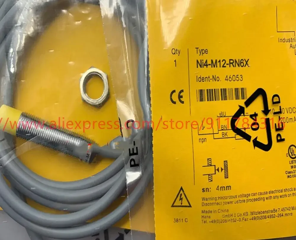 3pcs New High Quality proximity switch NI4-M12-RP6X NI4-M12-RN6X NI4-M12-RD4X NI4-M12-RP4X
3pcs New High Quality proximity switch NI4-M12-RP6X NI4-M12-RN6X NI4-M12-RD4X NI4-M12-RP4X