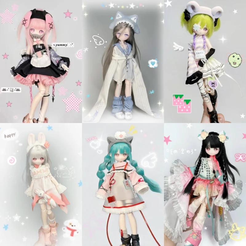 Authentic Inedible Dolls Blind Box 8 Points Implanted Hair Bjd Doll Cute Mysterious Anime Figure Desk Decoration Trendy Toy Gift
Authentic Inedible Dolls Blind Box 8 Points Implanted Hair Bjd Doll Cute Mysterious Anime Figure Desk Decoration Trendy Toy Gift