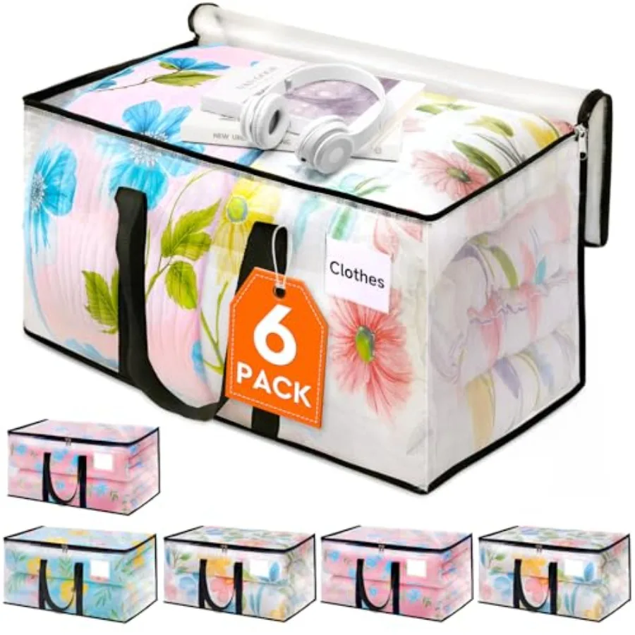 Clear Moving Bags Heavy Duty Pack, Storage Bags with Zipper, Extra Thick Handles and Waterproof Packing Boxes for Moving, Campi
Clear Moving Bags Heavy Duty Pack, Storage Bags with Zipper, Extra Thick Handles and Waterproof Packing Boxes for Moving, Campi