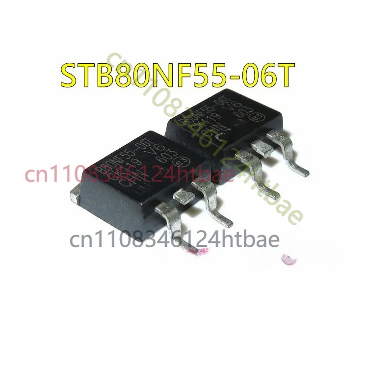 For 2PCS STB80NF55-06T STM D²PAK N-Channel StripFET II Power MOSFET 55V New Original
For 2PCS STB80NF55-06T STM D²PAK N-Channel StripFET II Power MOSFET 55V New Original