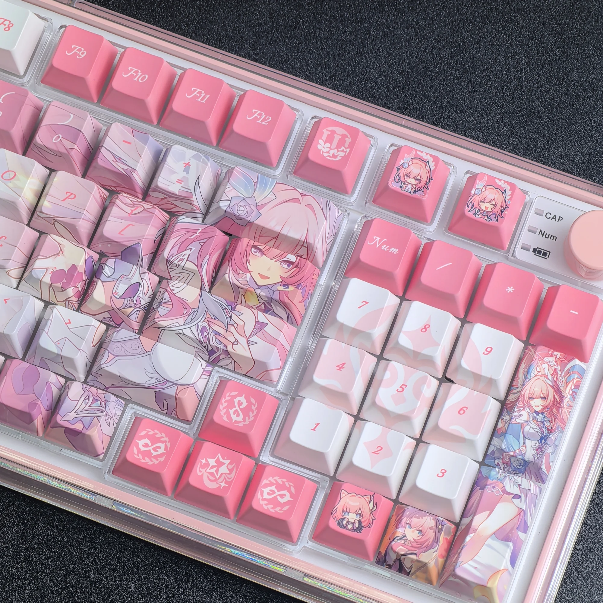 Cyrene Keycaps Cherry Profile Honkai:Star Rail Cartoon Anime Game Keycap Five-sided Sublimation PBT Custom Pink Keyboard Caps
Cyrene Keycaps Cherry Profile Honkai:Star Rail Cartoon Anime Game Keycap Five-sided Sublimation PBT Custom Pink Keyboard Caps