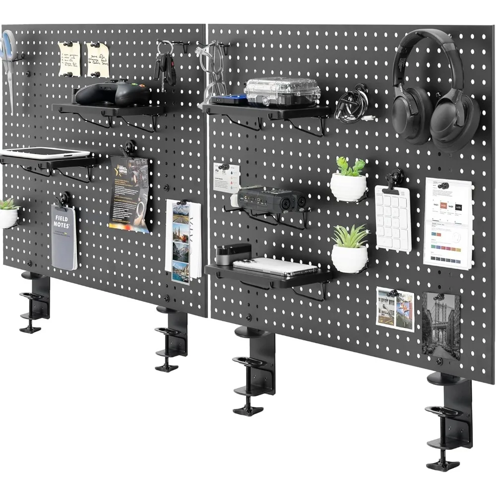 Steel Clamp-on Desk Pegboard, 60 x 24 inch Privacy Panel, Magnetic Peg Board, Office Accessory Organizer
Steel Clamp-on Desk Pegboard, 60 x 24 inch Privacy Panel, Magnetic Peg Board, Office Accessory Organizer
