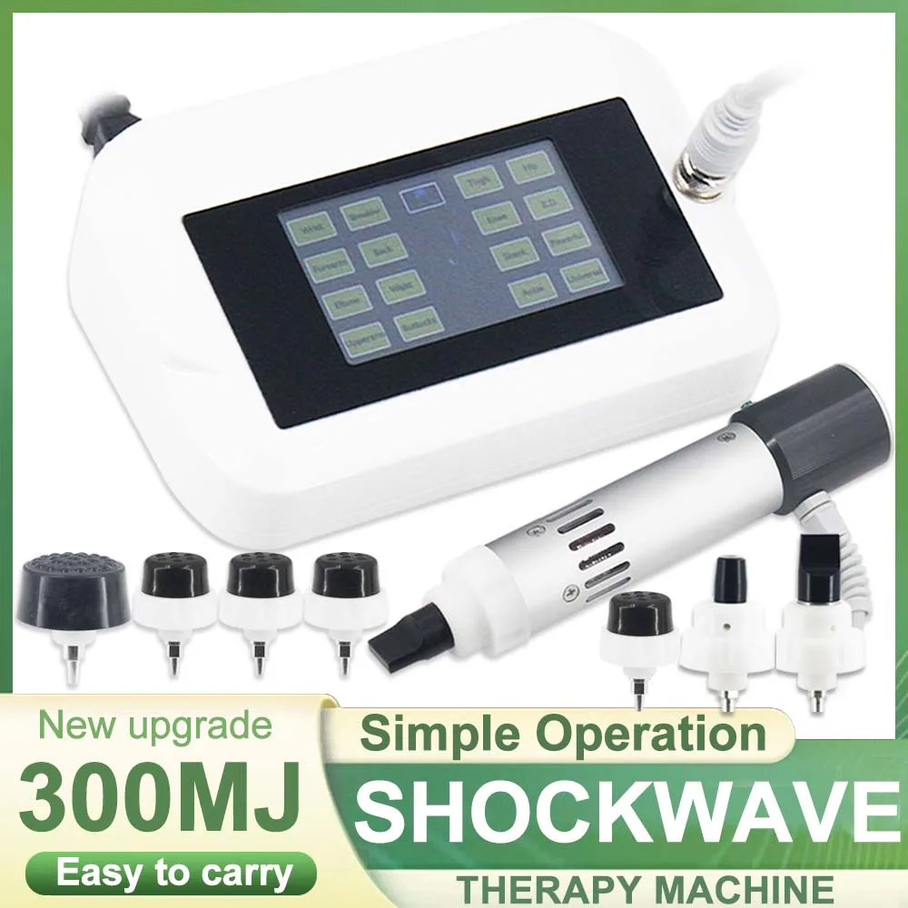 Portable Shockwave Therapy Machine Effectively For Pain Relief Body Massage ED Treatment 7 Heads Shock Wave Equipment 300MJ
Portable Shockwave Therapy Machine Effectively For Pain Relief Body Massage ED Treatment 7 Heads Shock Wave Equipment 300MJ
