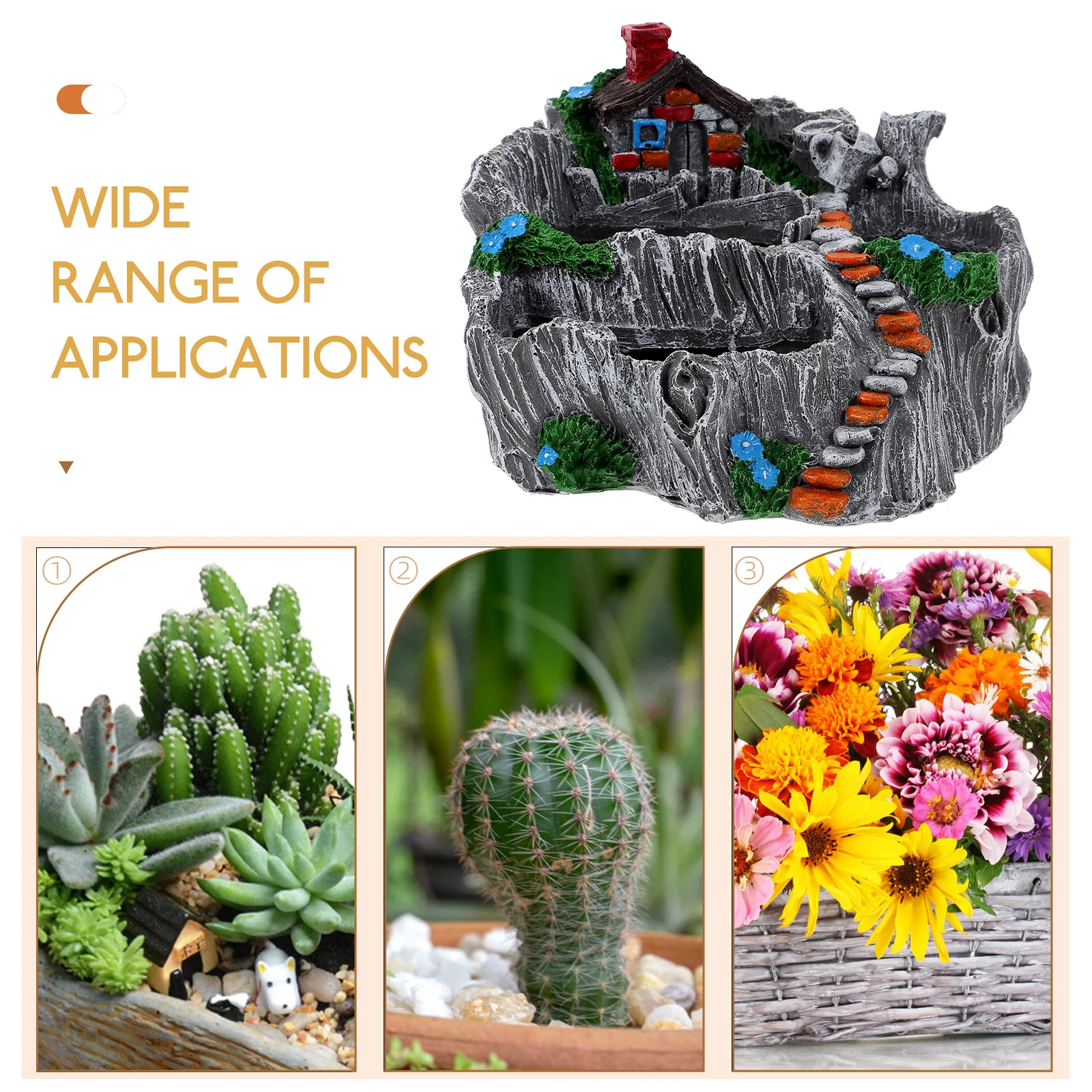 Flower Pot Decoration Decorative Pots Horticultural Flowerpot Artificial Plants Outdoor Resin Planter Vintage Garden 
Flower Pot Decoration Decorative Pots Horticultural Flowerpot Artificial Plants Outdoor Resin Planter Vintage Garden