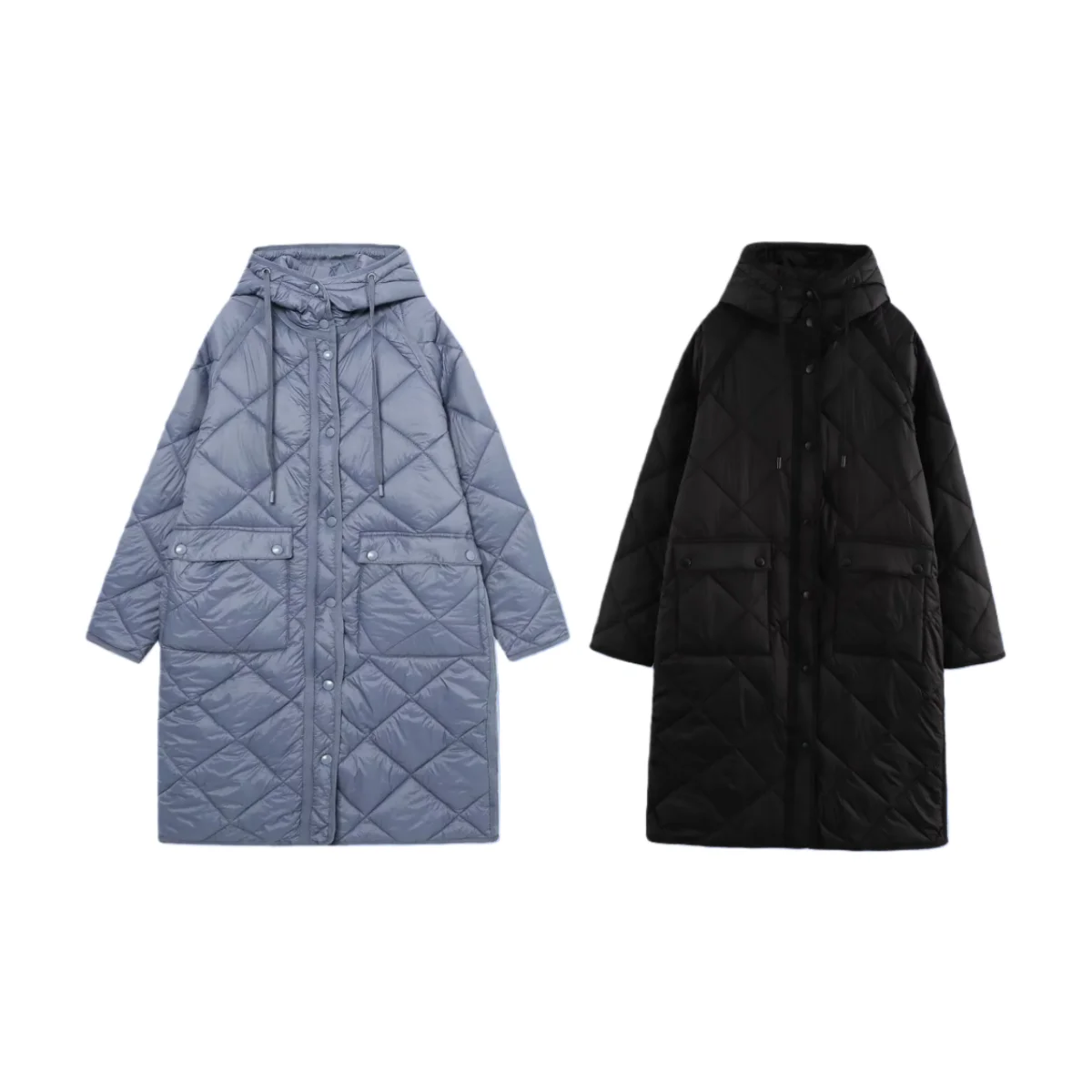 2025 Winter New Women's Casual Fashionable Simple Loose Diamond Pattern Cotton Coat Mid-Length Button-Down Jacket
2025 Winter New Women's Casual Fashionable Simple Loose Diamond Pattern Cotton Coat Mid-Length Button-Down Jacket