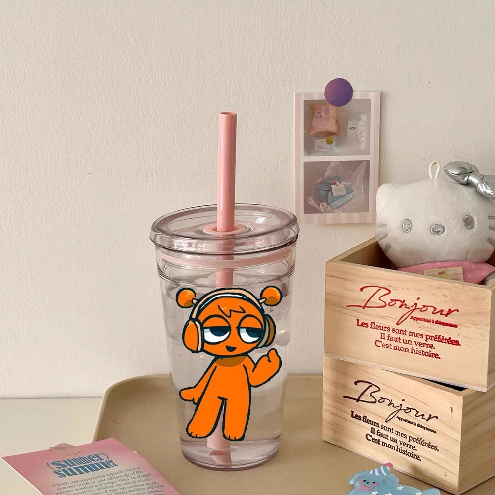 Incredibox Sprunki Game Tritan Plastic Straw Cup Lid Student Office Cold Drink Cup With Straw Coffee Juice Milk Water Cup
Incredibox Sprunki Game Tritan Plastic Straw Cup Lid Student Office Cold Drink Cup With Straw Coffee Juice Milk Water Cup