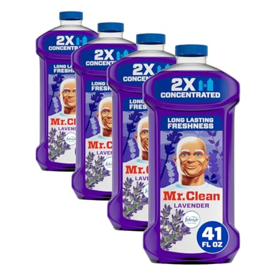 Mr. Clean All Purpose Cleaner, Floor Cleaner for Mopping Home, Bathroom, and Kitchen, Cleaning Liquid for Mop and Bucket, Clean
Mr. Clean All Purpose Cleaner, Floor Cleaner for Mopping Home, Bathroom, and Kitchen, Cleaning Liquid for Mop and Bucket, Clean