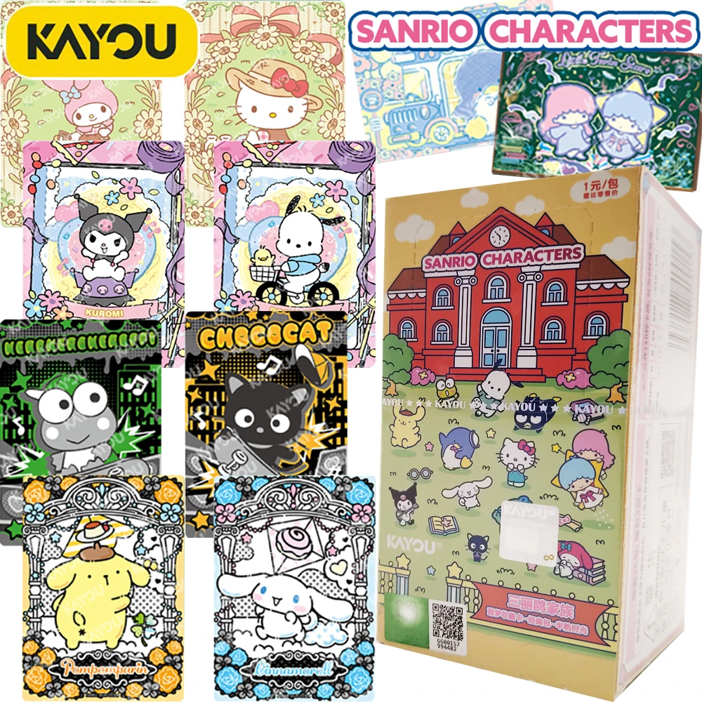 Original Kayou Sanrio Collection Cards Fans' Favorite Highly Popular Cartoon Anime IP Stars Fun Cute Vivid Peripheral Cards Gift
Original Kayou Sanrio Collection Cards Fans' Favorite Highly Popular Cartoon Anime IP Stars Fun Cute Vivid Peripheral Cards Gift