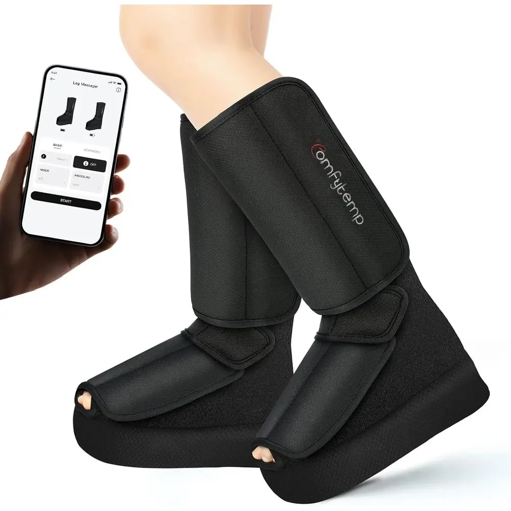 Heat Massager for Legs and Feet, Adjustable Size 6-10, Rechargeable for Pain Relief and Improved Circulation
Heat Massager for Legs and Feet, Adjustable Size 6-10, Rechargeable for Pain Relief and Improved Circulation