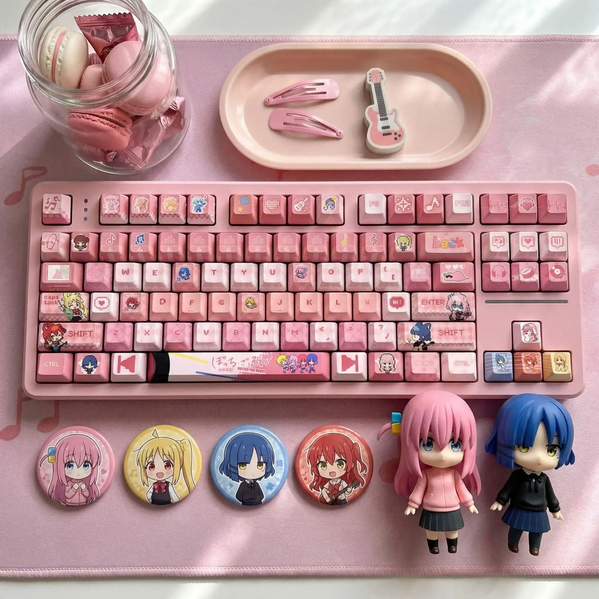 ぼっち・ざ・ろっくAnime BOCCHI THE ROCK Theme Keycap 122 Keys PBT Dye Subbed Gaming Keycap for ANSI Made68 Mad68 Wooting60
ぼっち・ざ・ろっくAnime BOCCHI THE ROCK Theme Keycap 122 Keys PBT Dye Subbed Gaming Keycap for ANSI Made68 Mad68 Wooting60
