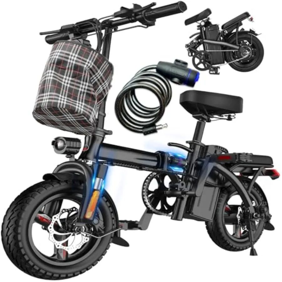 Foldable Electric Bike for Adults and Teens with 520W-560W Motor 20-24MPH Speed 32 Miles Range 48V 10Ah Battery 3-Level Pedal A
Foldable Electric Bike for Adults and Teens with 520W-560W Motor 20-24MPH Speed 32 Miles Range 48V 10Ah Battery 3-Level Pedal A