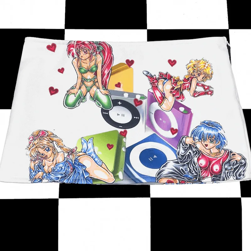 Y2K Sexy Mini Skirt White Anime Girl Print Hip Skirt for European and American Women Y2K Style
Y2K Sexy Mini Skirt White Anime Girl Print Hip Skirt for European and American Women Y2K Style