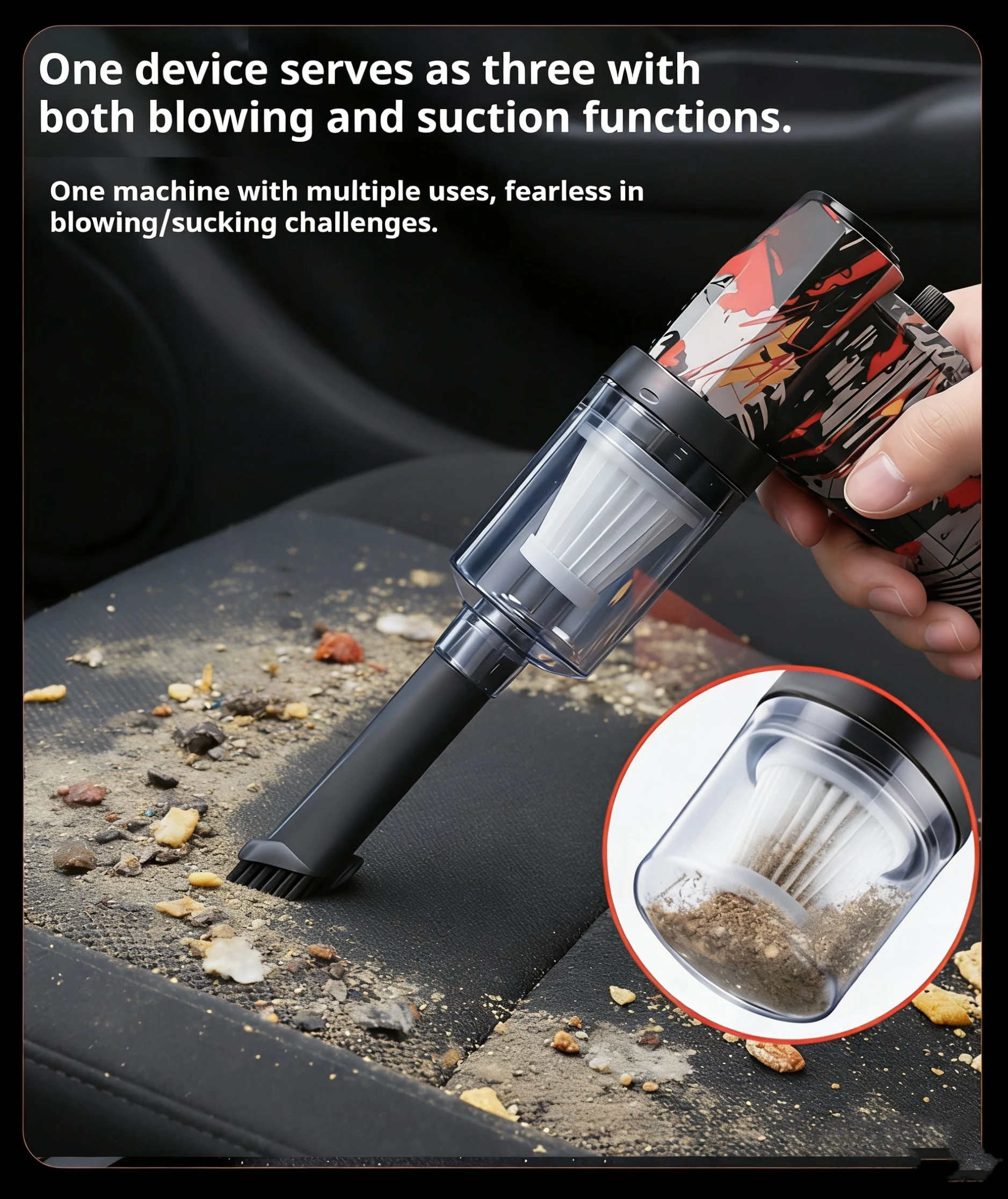 800000 об/мин X9, бесщеточный двигатель 10000 мАч, электрический турбореактивный вентилятор, высокоскоростной турбо-сильный вентилятор, перезаряжаемый мощный пылесборник
800000 об/мин X9, бесщеточный двигатель 10000 мАч, электрический турбореактивный вентилятор, высокоскоростной турбо-сильный вентилятор, перезаряжаемый мощный пылесборник