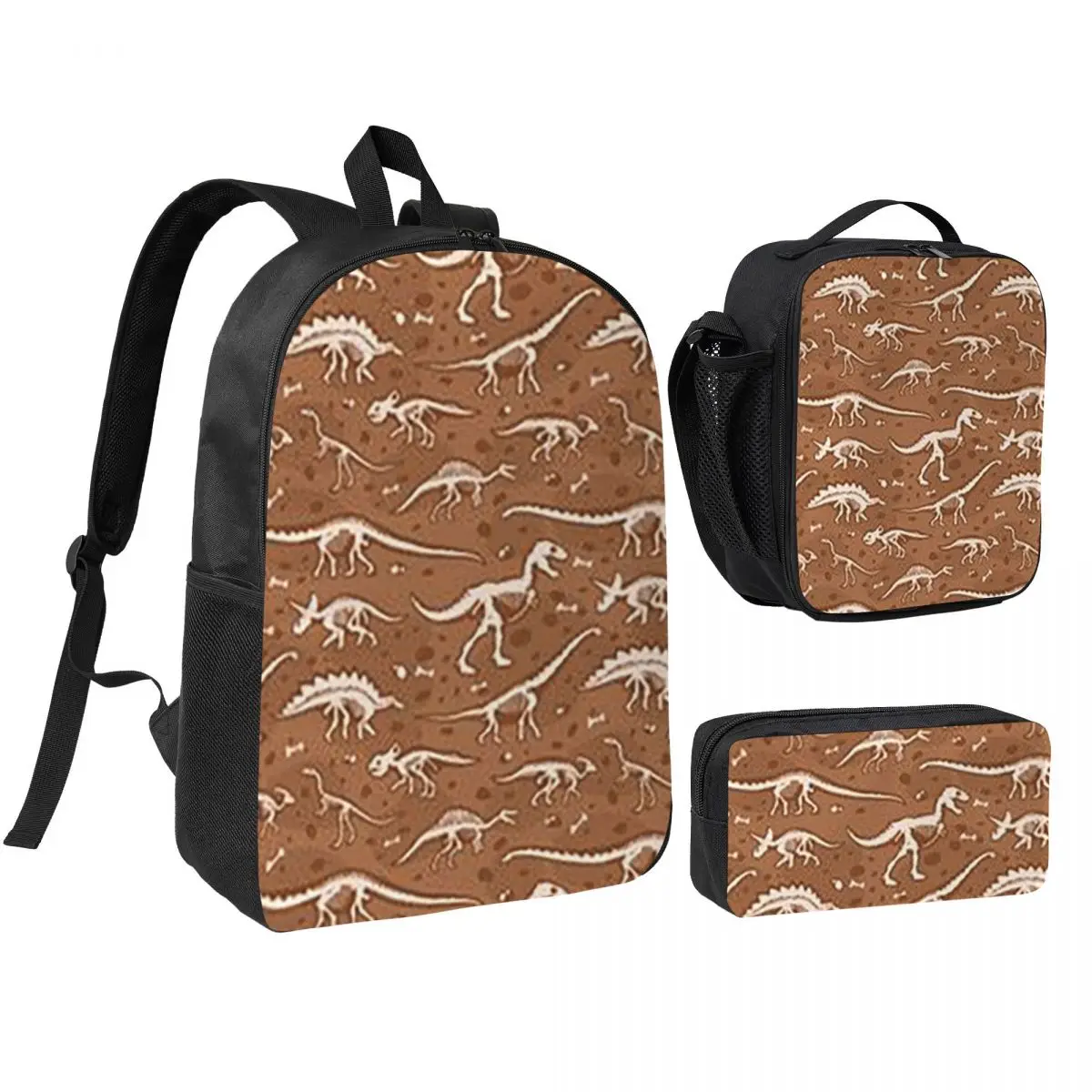 Dinosaur Fossils Halloween Backpack Boys Girls BookBag School Bag Shoulder Bags 3ps Insulated Lunch Bag Pencil Case
Dinosaur Fossils Halloween Backpack Boys Girls BookBag School Bag Shoulder Bags 3ps Insulated Lunch Bag Pencil Case