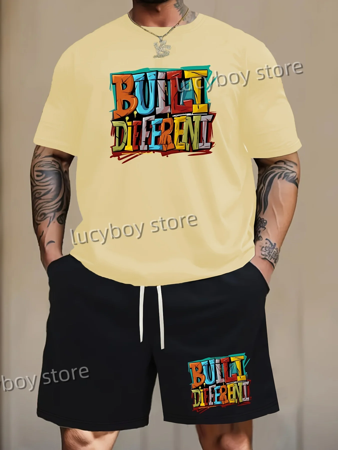 Letters Print Mens Sport 2 Piece Set Men T-shirt + Trousers Suit jogging Tracksuit Vintage Outfit Sportswear Male Clothing
Letters Print Mens Sport 2 Piece Set Men T-shirt + Trousers Suit jogging Tracksuit Vintage Outfit Sportswear Male Clothing