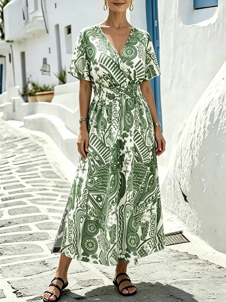 XL-4XL Plus Size Clothes Dresses Women Robes Summer Short Sleeve Street Style Casual 3XL 4XL Big Size Midi Dress Oversize
XL-4XL Plus Size Clothes Dresses Women Robes Summer Short Sleeve Street Style Casual 3XL 4XL Big Size Midi Dress Oversize