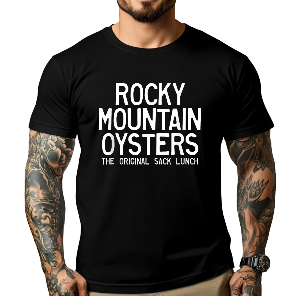 Rocky Mountain Oysters The Original Sack Lunch Men Graphic Tees Clothes Japan Style
Rocky Mountain Oysters The Original Sack Lunch Men Graphic Tees Clothes Japan Style