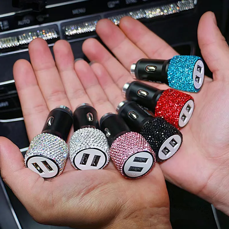 Diamond-studded car USB charger diamond-studded charging car cigarette lighter USB diamond-studded charging cable.
Diamond-studded car USB charger diamond-studded charging car cigarette lighter USB diamond-studded charging cable.