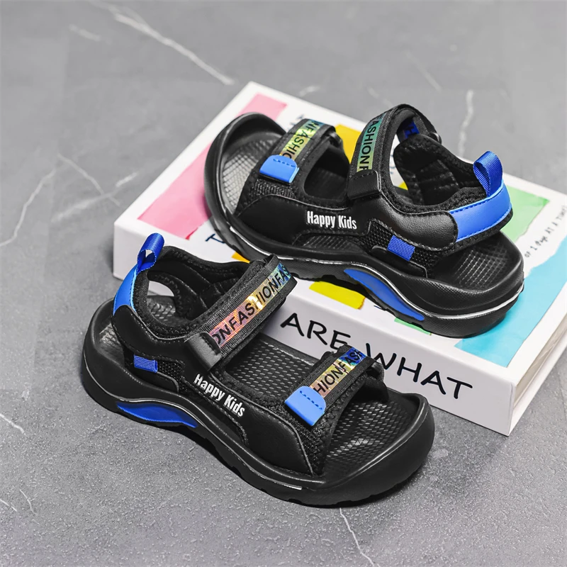 Boys' Sandals 2026 New hook and loop Sandals Baby Anti-collision Toe Soft-soled Children Sandals Campus Students' Beach Shoes 39
Boys' Sandals 2026 New hook and loop Sandals Baby Anti-collision Toe Soft-soled Children Sandals Campus Students' Beach Shoes 39