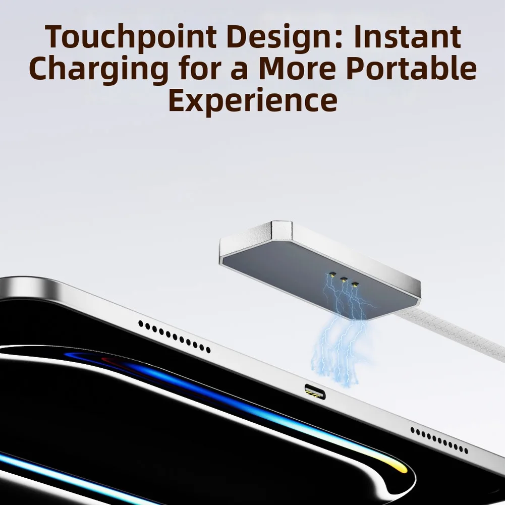 Magnetic Charger Cable 18W Fast Charging Cord For-IPad Pro For Air 2M Length Contact Type Portable Tablet Charging Line
Magnetic Charger Cable 18W Fast Charging Cord For-IPad Pro For Air 2M Length Contact Type Portable Tablet Charging Line
