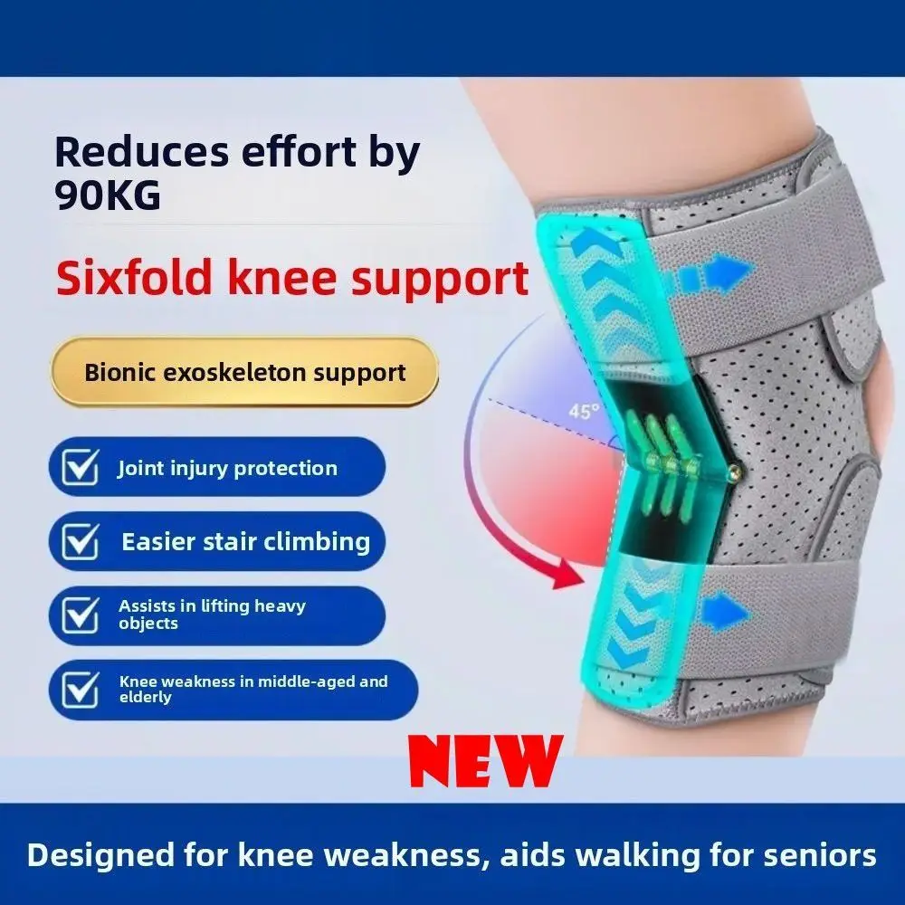 Compression Bandage Knee Assistive Device with Powerful Rebound Springs Breathable Knee Booster Adjustable Non-Slip
Compression Bandage Knee Assistive Device with Powerful Rebound Springs Breathable Knee Booster Adjustable Non-Slip