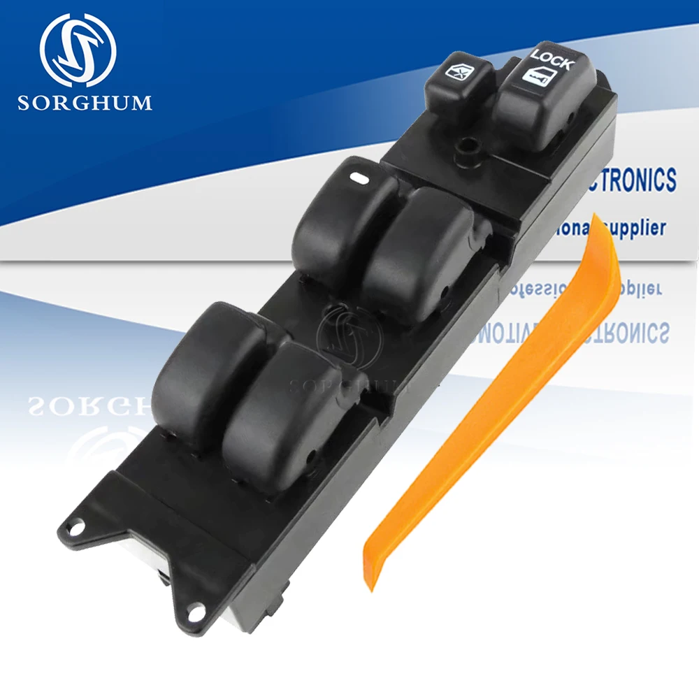 SORGHUM MR587229 Electric Power Master Window Control Switch Lifter Glass Button For Mitsubishi Lancer 2002 2003 Car Accessories 
SORGHUM MR587229 Electric Power Master Window Control Switch Lifter Glass Button For Mitsubishi Lancer 2002 2003 Car Accessories