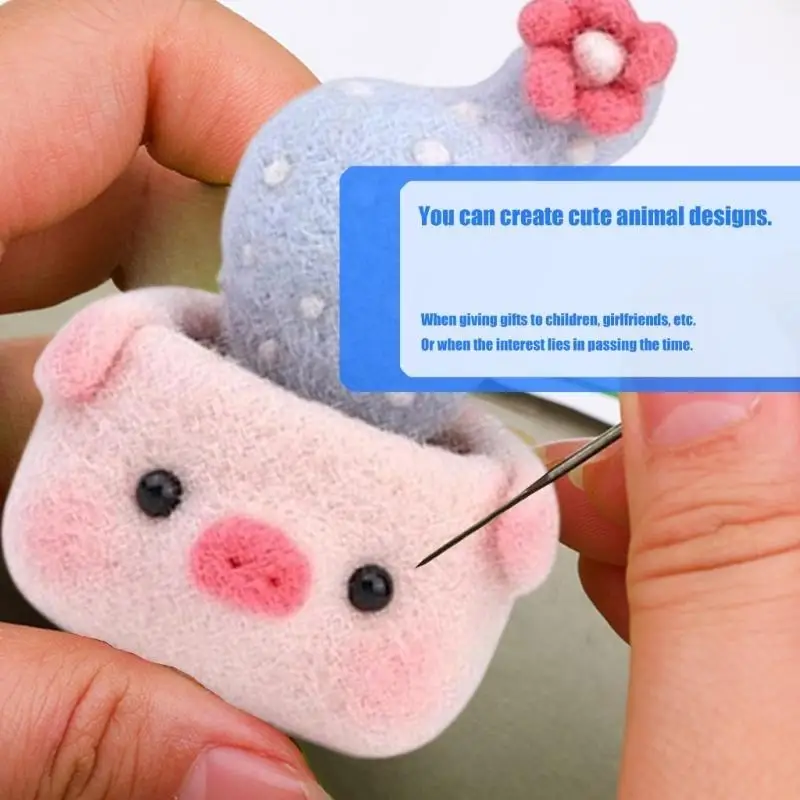 E8BD Набор для валяния из натуральной шерсти с длительным сроком использования для любителей домашних животных и растений
E8BD Набор для валяния из натуральной шерсти с длительным сроком использования для любителей домашних животных и растений