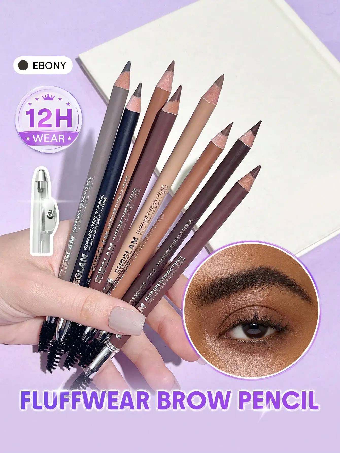 SHEGLAM Fluff Line Eyebrow Pencil-Chocolate Brow Pomade Brand Beauty Makeup Face Paint Cosmetic For Women Girls Perfect For Spring Summer Ideal For Y2K Fancy Fashion Suitable For Birthday Mother'S Day Gift Rave Festival Party Ready Best Color
SHEGLAM Fluff Line Eyebrow Pencil-Chocolate Brow Pomade Brand Beauty Makeup Face Paint Cosmetic For Women Girls Perfect For Spring Summer Ideal For Y2K Fancy Fashion Suitable For Birthday Mother'S Day Gift Rave Festival Party Ready Best Color