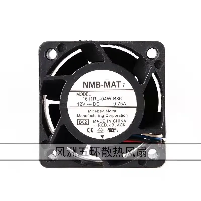 Original 40 * 40 * 28MM 4CM 12V 0.75A 1611RL-04W-B86 High speed violent server cooling fan
Original 40 * 40 * 28MM 4CM 12V 0.75A 1611RL-04W-B86 High speed violent server cooling fan