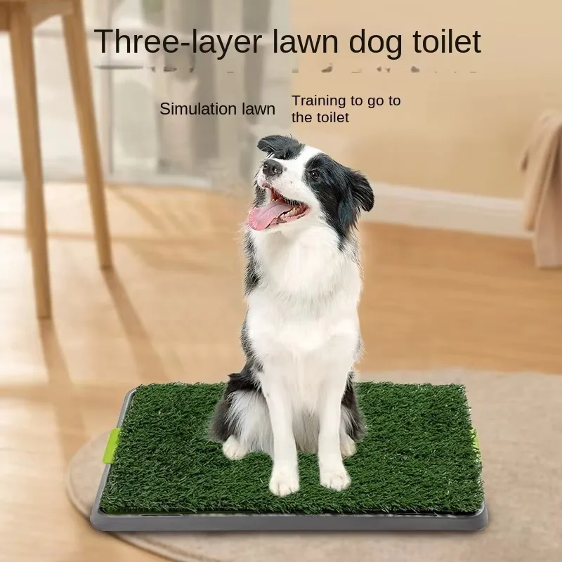 Modern Design Extra-Large Dog Grass Pad Dog Toilet Three-Layer Potty Cleaning Supplies Plastic Material for Dog Training
Modern Design Extra-Large Dog Grass Pad Dog Toilet Three-Layer Potty Cleaning Supplies Plastic Material for Dog Training