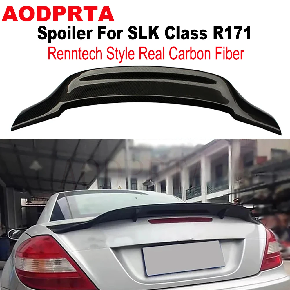 R171 Spoiler Carbon Fiber Rear Boot Trunk Wings Ducktail Lip For Mercedes SLK Class R171 2004-2010 SLK200 SLK300 SLK350 R Style
R171 Spoiler Carbon Fiber Rear Boot Trunk Wings Ducktail Lip For Mercedes SLK Class R171 2004-2010 SLK200 SLK300 SLK350 R Style