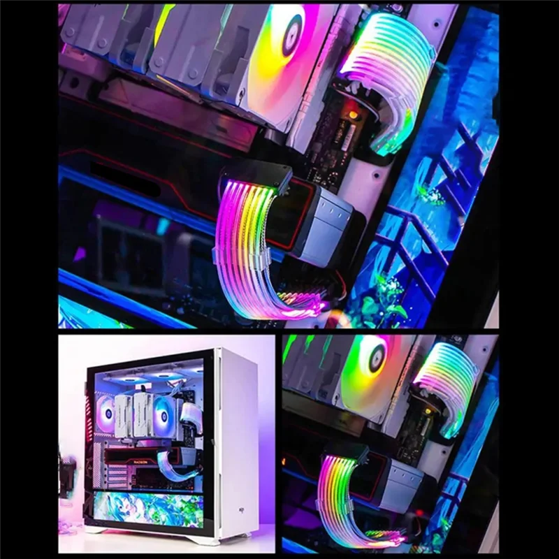 Практичный удлинительный кабель питания ARGB, удлинительный кабель RGB для материнской платы для компьютера
Практичный удлинительный кабель питания ARGB, удлинительный кабель RGB для материнской платы для компьютера
