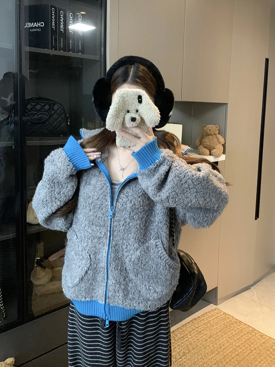 plus Size Women's Casual Knitted Sweater Thiened Loose Fit Stand Collar Open Cardigan Lazy Sle Autumn Winter Warm Knitwear
plus Size Women's Casual Knitted Sweater Thiened Loose Fit Stand Collar Open Cardigan Lazy Sle Autumn Winter Warm Knitwear