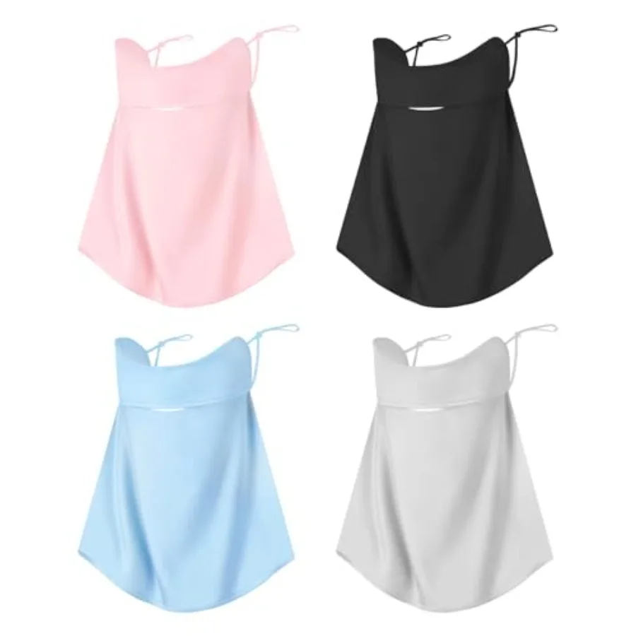 4 Pcs UV Sun Protection Face Mask with Neck Coverage Neck Gaiter Scarf UPF50+ Face Shield Breathable Cooling Design for Summer
4 Pcs UV Sun Protection Face Mask with Neck Coverage Neck Gaiter Scarf UPF50+ Face Shield Breathable Cooling Design for Summer