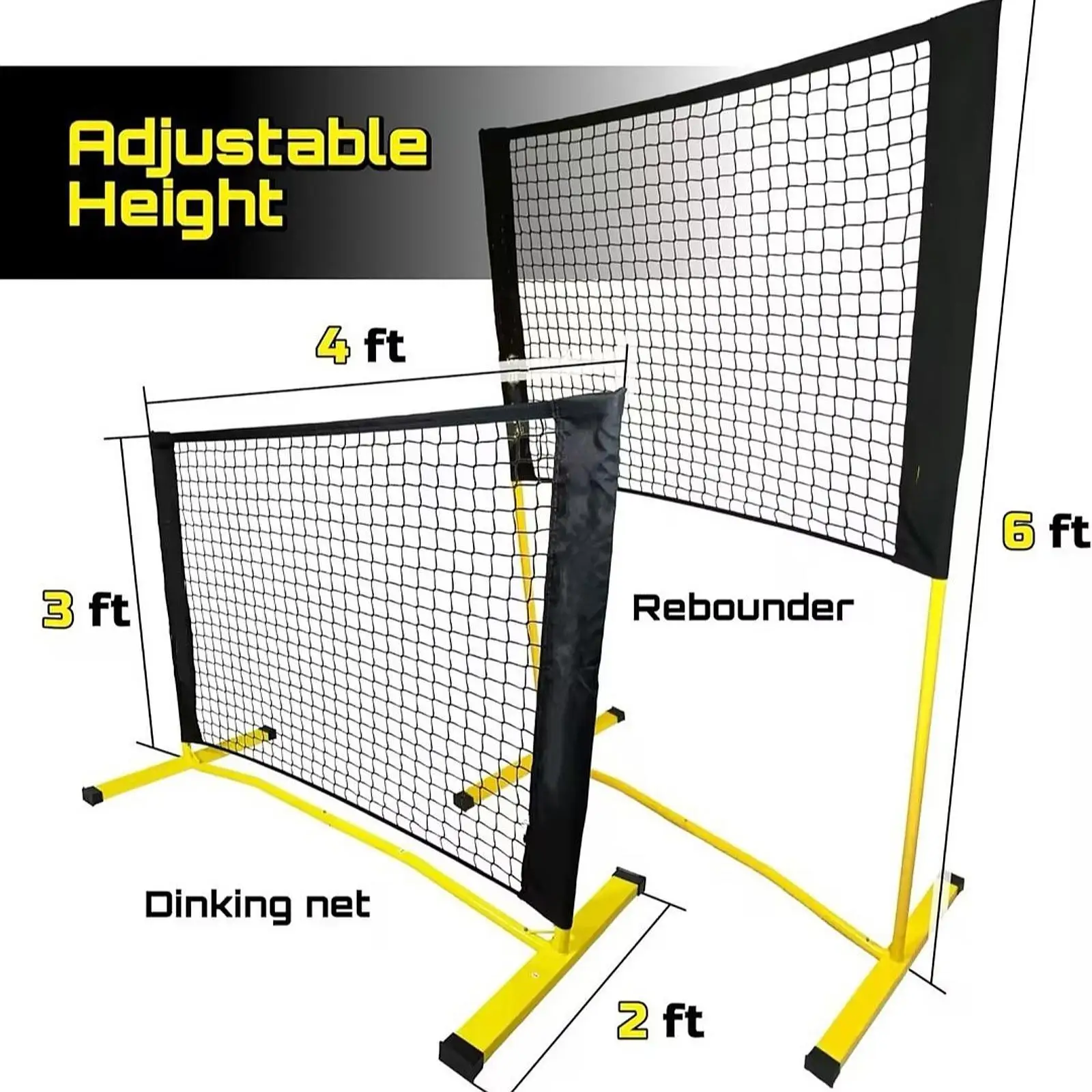 Mini Pickleball Net Weatherproof Rebounder for Outdoor Indoor Badminton Home
Mini Pickleball Net Weatherproof Rebounder for Outdoor Indoor Badminton Home