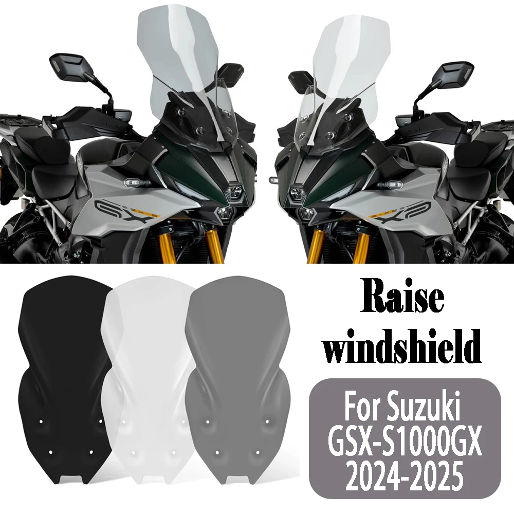 For Suzuki GSX-S1000GX 2024 GSX S 1000 GX 2025 Travel sports spoiler, windshield, sunshade, and air deflector cover
For Suzuki GSX-S1000GX 2024 GSX S 1000 GX 2025 Travel sports spoiler, windshield, sunshade, and air deflector cover