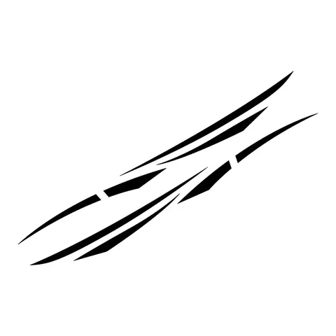 2PCS Car Door Side Stickers For Audi BMW Ford Kia Fiat Suzuki Honda VW Stripes Styling Vinyl Film Decals Auto Tuning Accessories