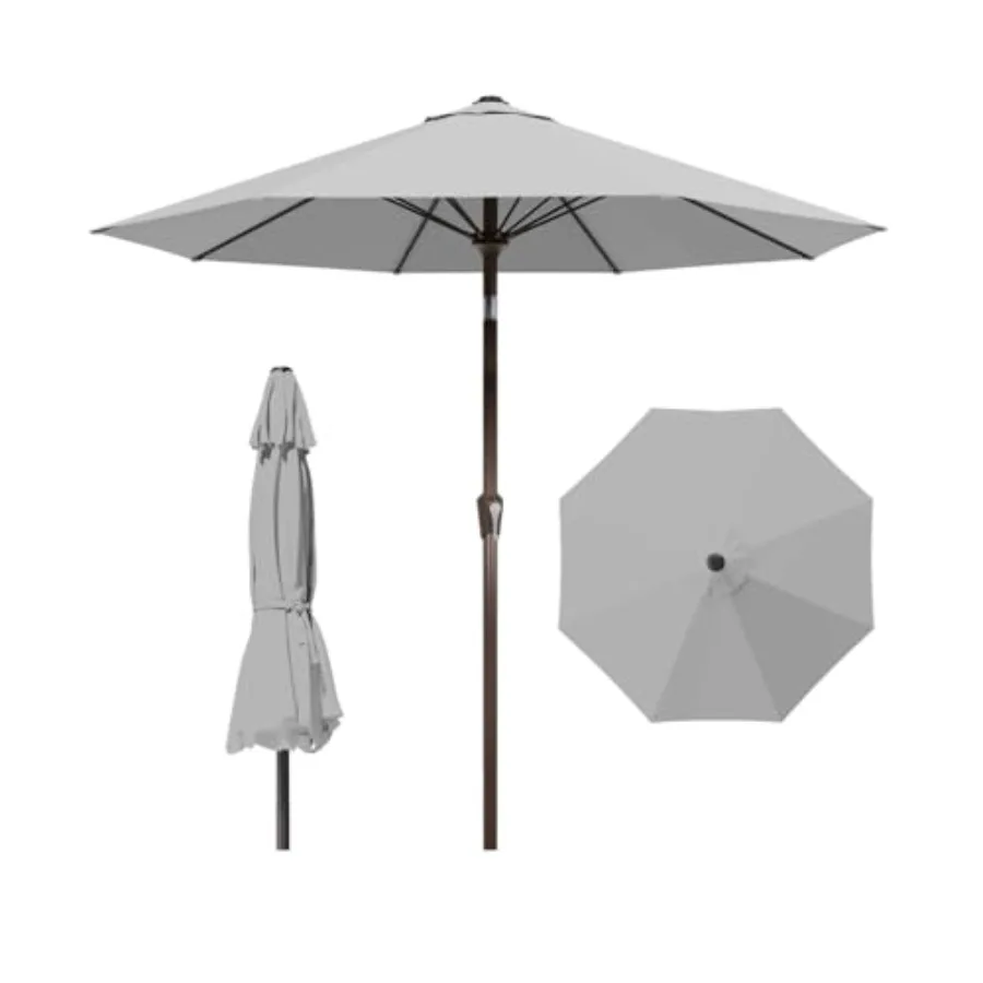 10Feet Patio Umbrella Outdoor Market Umbrella with Crank and Tilt 8 Flexible Fiberglass Ribs UV-Resistant Waterproof Canopy for
10Feet Patio Umbrella Outdoor Market Umbrella with Crank and Tilt 8 Flexible Fiberglass Ribs UV-Resistant Waterproof Canopy for