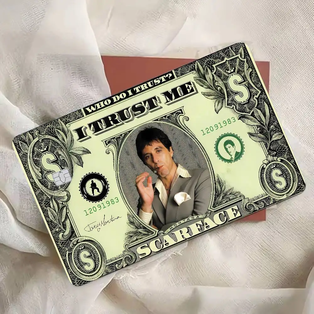 Popular Movie S-scarfaceS Cool Card Stickers Suitable For Bank And Credit Cards Durable Can Be Used As Decorations And Gifts
Popular Movie S-scarfaceS Cool Card Stickers Suitable For Bank And Credit Cards Durable Can Be Used As Decorations And Gifts