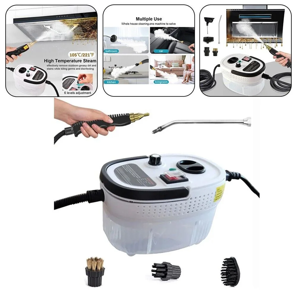 2500W High Pressure Steam Cleaner Handheld High Temperature Steam Cleaner For Home Kitchen Bathroom Car Cleaning
2500W High Pressure Steam Cleaner Handheld High Temperature Steam Cleaner For Home Kitchen Bathroom Car Cleaning