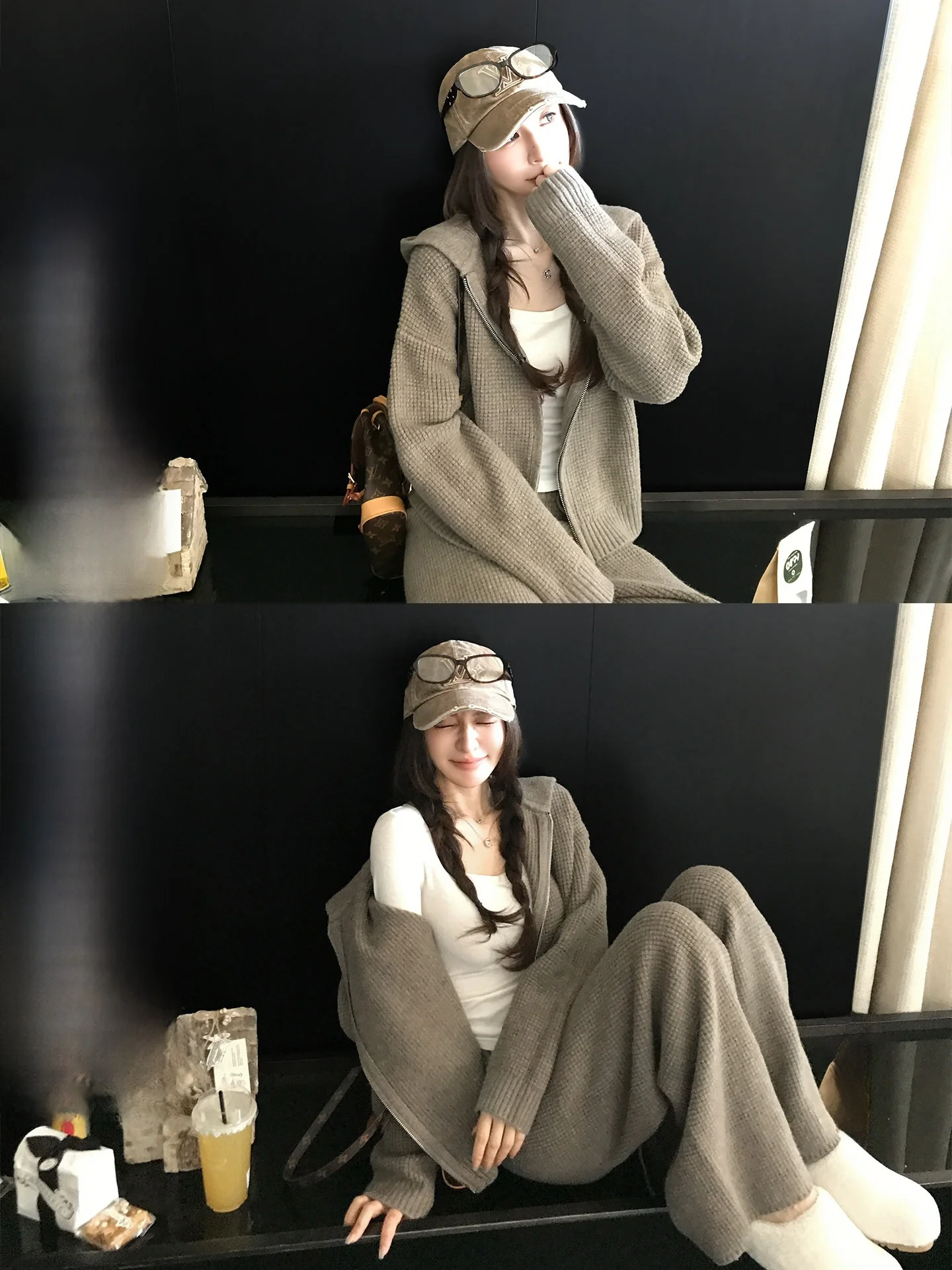 Skk Store Cozy Wool Camere Casual Set Relaxing Striped Knitwear Cardigan Pants Soft Polyester Fiber Daily Wear Ladies
Skk Store Cozy Wool Camere Casual Set Relaxing Striped Knitwear Cardigan Pants Soft Polyester Fiber Daily Wear Ladies