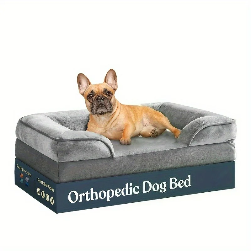 Orthopedic Sofa Dog Bed - Ultra Comfortable Dog Beds for Medium Dogs - Breathable And Pet Bed - Egg Foam Sofa Bed with Extra Head And Neck Support - Removable Washable Cover And Nonslip Bottom
Orthopedic Sofa Dog Bed - Ultra Comfortable Dog Beds for Medium Dogs - Breathable And Pet Bed - Egg Foam Sofa Bed with Extra Head And Neck Support - Removable Washable Cover And Nonslip Bottom