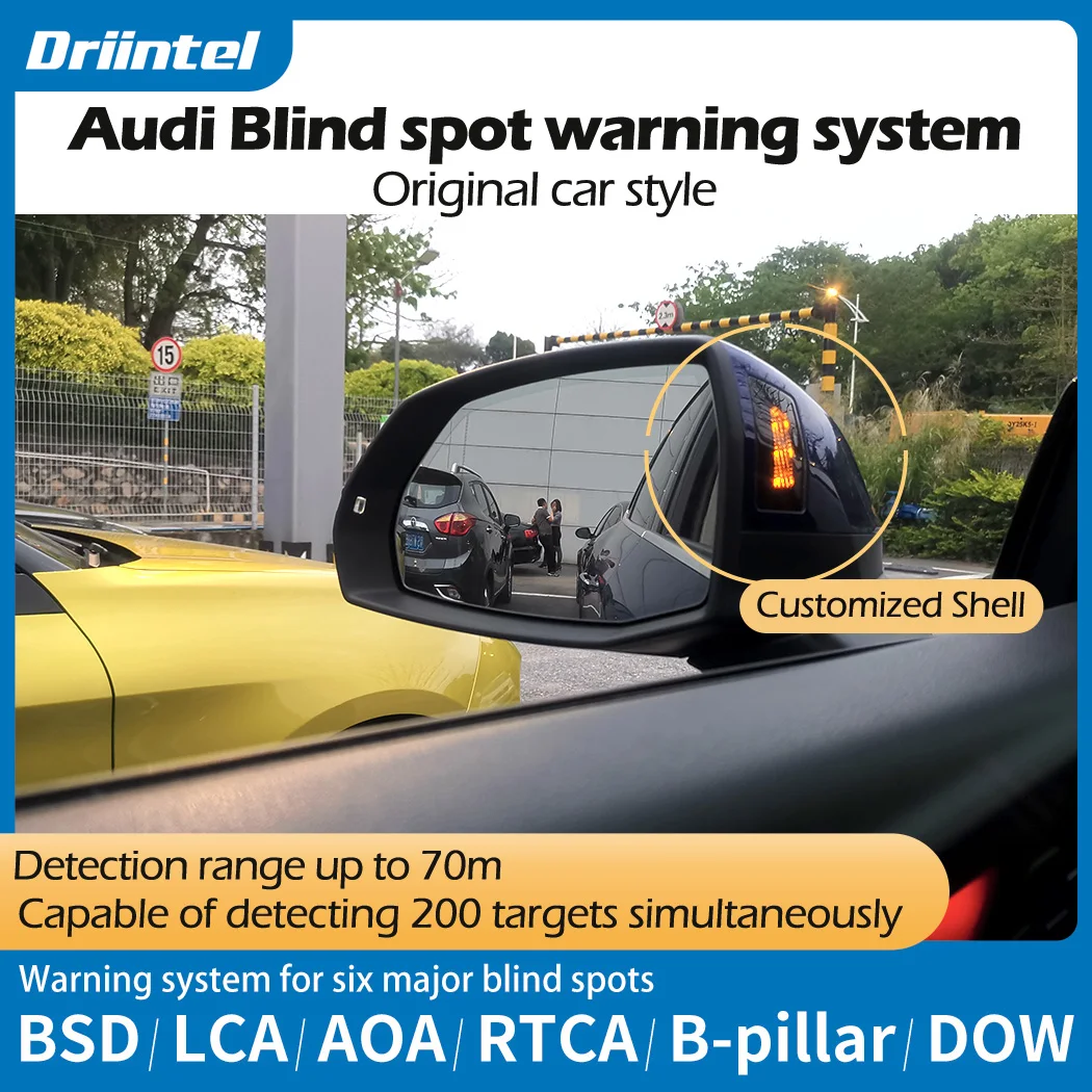 Driintel 79GHz 77GHz Blind Spot Detection Monitoring For Audi A3 A4L A5 B8 A6 A7 S7 B9 C6 C7 C8 Q2L Q3 Q5 Q7 2010-2025 BSM BSA
Driintel 79GHz 77GHz Blind Spot Detection Monitoring For Audi A3 A4L A5 B8 A6 A7 S7 B9 C6 C7 C8 Q2L Q3 Q5 Q7 2010-2025 BSM BSA
