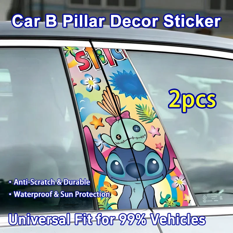 Stitch Car B Pillar Sticker, Cute Cartoon Pattern, HD Printing, Waterproof Scratch Resistant, DIY Decal for Pillar Decoration
Stitch Car B Pillar Sticker, Cute Cartoon Pattern, HD Printing, Waterproof Scratch Resistant, DIY Decal for Pillar Decoration