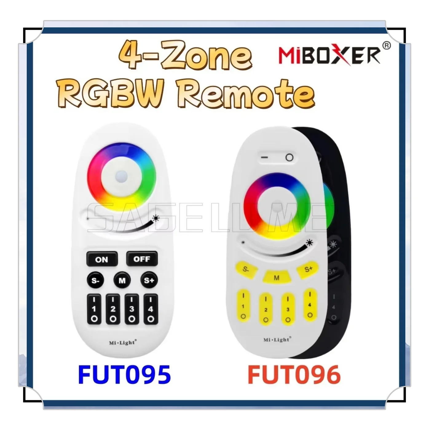MiBoxer 2.4G Wireless RF Dimmer Switch Touch Remote 4-Zone RF Wireless Remote for RGBW LED Bulb Lamp Fut096 MiBoxer Controller
MiBoxer 2.4G Wireless RF Dimmer Switch Touch Remote 4-Zone RF Wireless Remote for RGBW LED Bulb Lamp Fut096 MiBoxer Controller